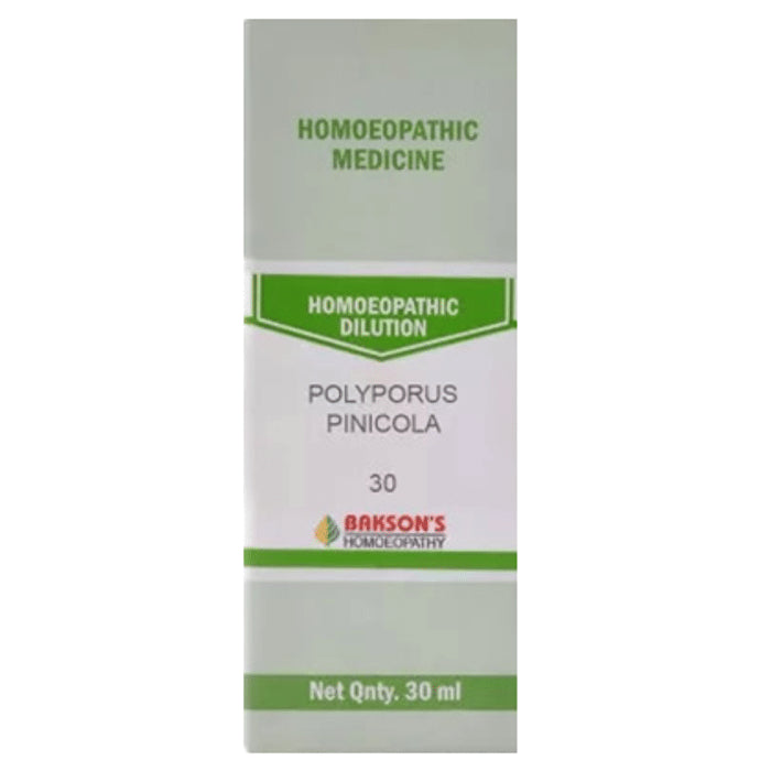 Bakson's Homeopathy Polyporus Pinicola Dilution 30 - Classic Derma
