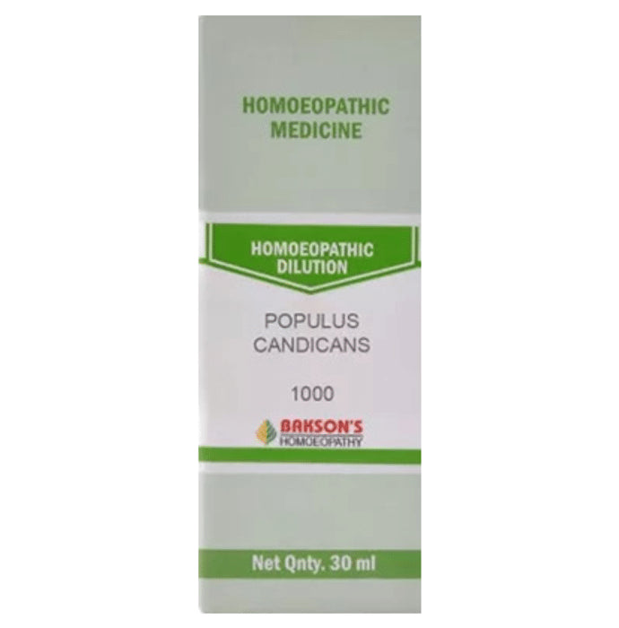 Bakson's Homeopathy Populus Candicans Dilution 1000 CH - Classic Derma