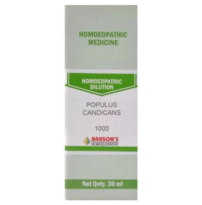 Bakson's Homeopathy Populus Candicans Dilution 1000 CH - Classic Derma