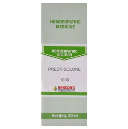 Bakson's Homeopathy Prednisolone Dilution 1000 CH - Classic Derma