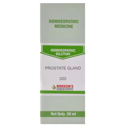 Bakson's Homeopathy Prostate Gland Dilution 200 - Classic Derma