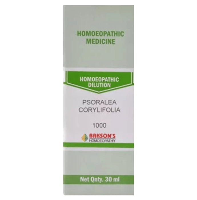 Bakson's Homeopathy Psoralea Corylifolia Dilution 1000 CH - Classic Derma