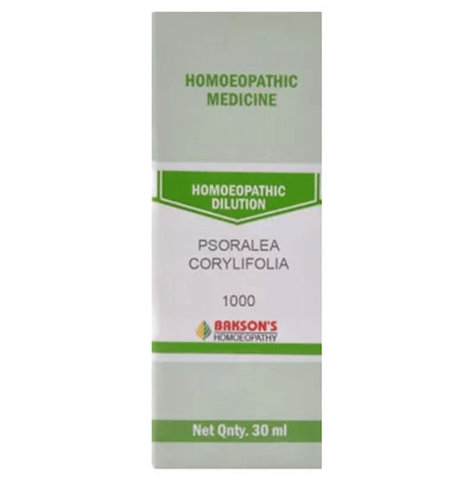 Bakson's Homeopathy Psoralea Corylifolia Dilution 1000 CH - Classic Derma