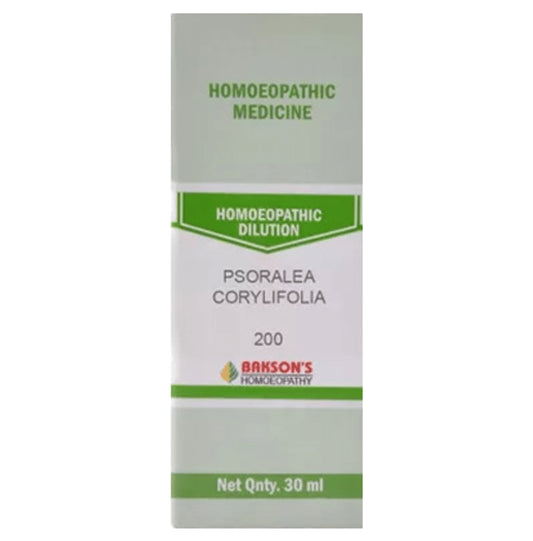 Bakson's Homeopathy Psoralea Corylifolia Dilution 200 - Classic Derma
