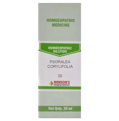 Bakson's Homeopathy Psoralea Corylifolia Dilution 30 - Classic Derma