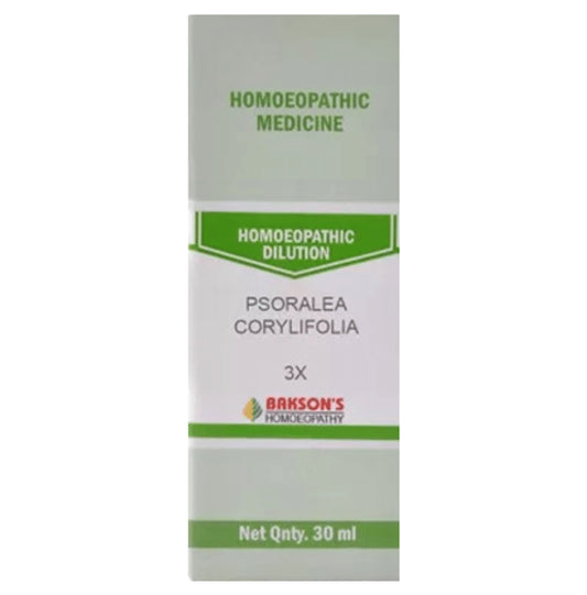 Bakson's Homeopathy Psoralea Corylifolia Dilution 3X - Classic Derma