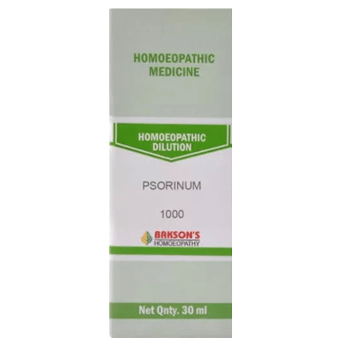 Bakson's Homeopathy Psorinum Dilution 1000 CH - Classic Derma
