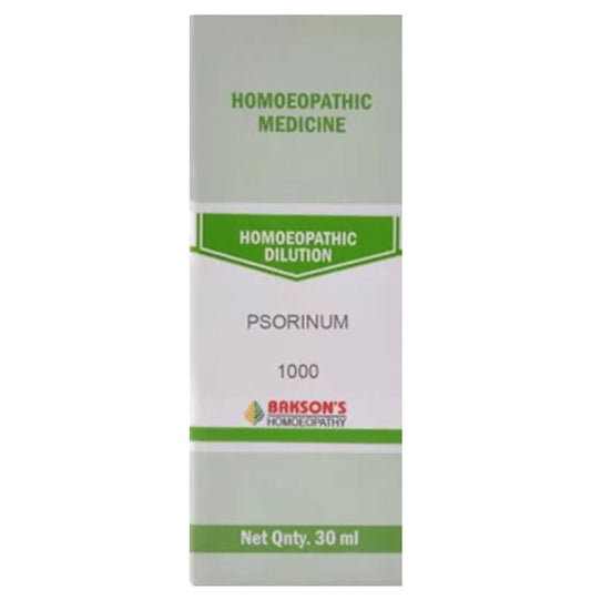 Bakson's Homeopathy Psorinum Dilution 1000 CH - Classic Derma