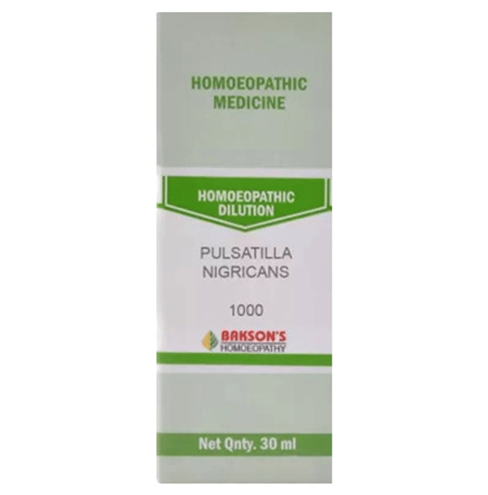 Bakson's Homeopathy Pulsatilla Nigricans Dilution 1000 CH - Classic Derma
