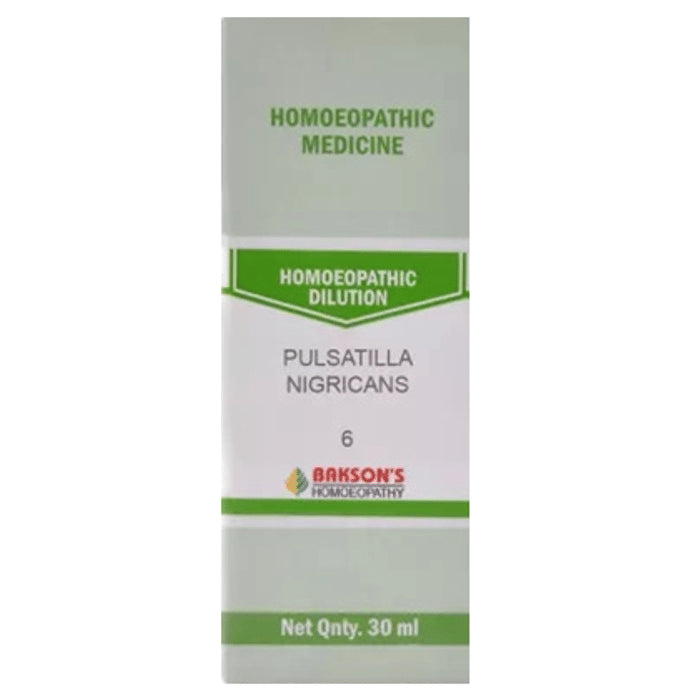 Bakson's Homeopathy Pulsatilla Nigricans Dilution 6 CH - Classic Derma