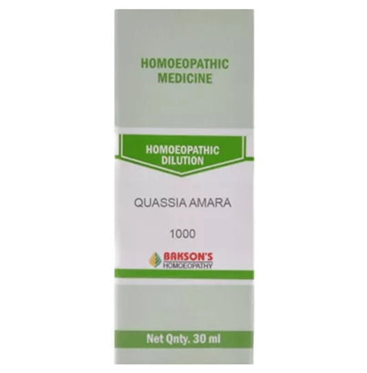 Bakson's Homeopathy Quassia Amara Dilution 1000 CH - Classic Derma