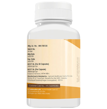 Activist Curcumin Oil Liquid Capsule