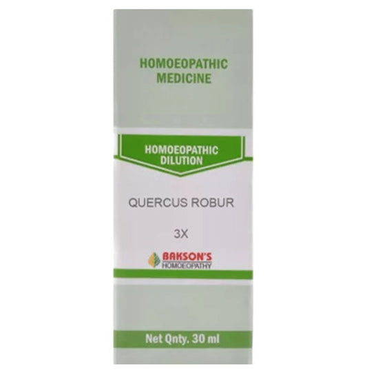 Bakson's Homeopathy Quercus Robur Dilution 3X - Classic Derma
