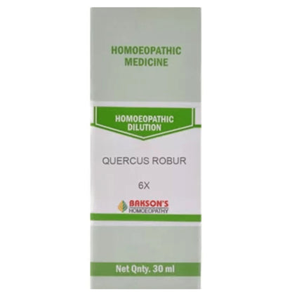 Bakson's Homeopathy Quercus Robur Dilution 6X - Classic Derma