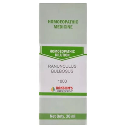 Bakson's Homeopathy Ranunculus Bulbosus Dilution 1000 CH - Classic Derma