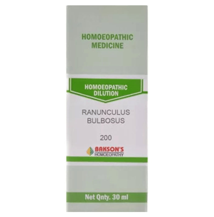 Bakson's Homeopathy Ranunculus Bulbosus Dilution 200 - Classic Derma