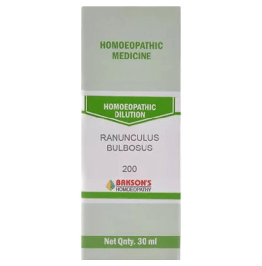 Bakson's Homeopathy Ranunculus Bulbosus Dilution 200 - Classic Derma