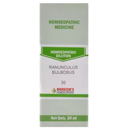 Bakson's Homeopathy Ranunculus Bulbosus Dilution 30 - Classic Derma