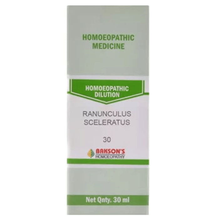 Bakson's Homeopathy Ranunculus Sceleratus Dilution 30 - Classic Derma