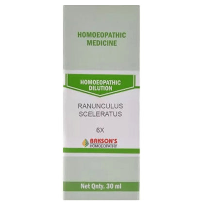 Bakson's Homeopathy Ranunculus Sceleratus Dilution 6X - Classic Derma