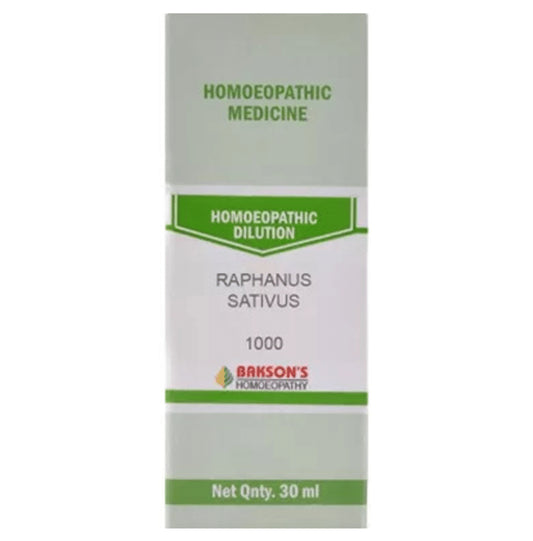 Bakson's Homeopathy Raphanus Sativus Dilution 1000 CH - Classic Derma