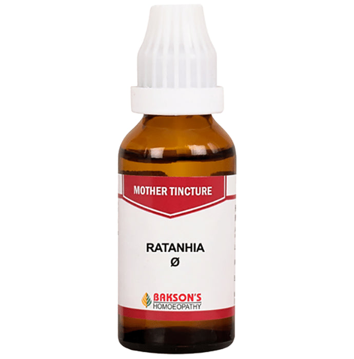 Bakson's Homeopathy Ratanhia Mother Tincture Q
