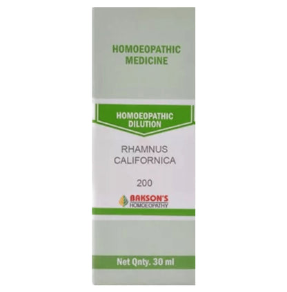 Bakson's Homeopathy Rhamnus Californica Dilution 200