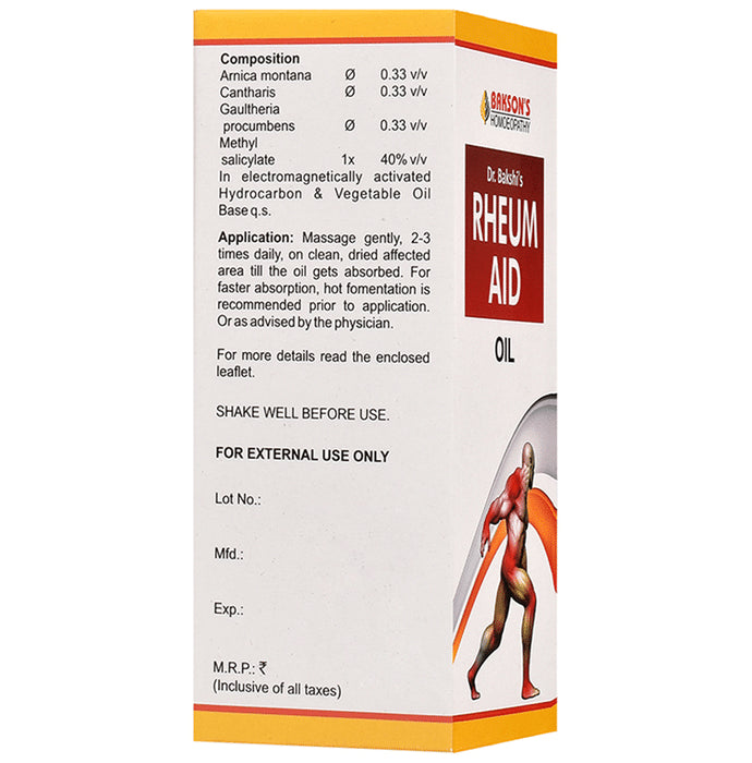 Bakson's Homeopathy Rheum Aid Oil