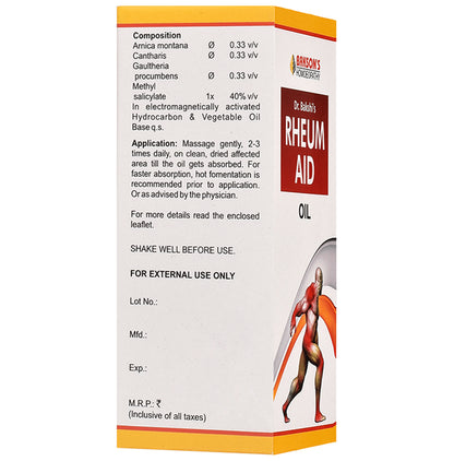 Bakson's Homeopathy Rheum Aid Oil