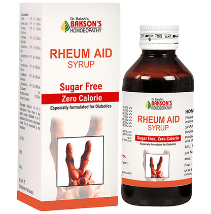 Bakson's Homeopathy Rheum Aid Syrup Sugar Free