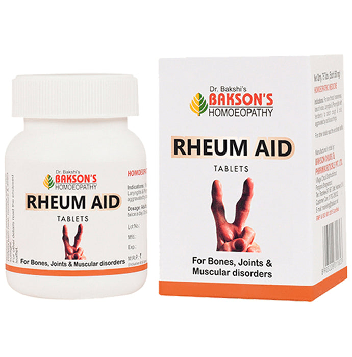 Bakson's Homeopathy Rheum Aid Tablet - Classic Derma