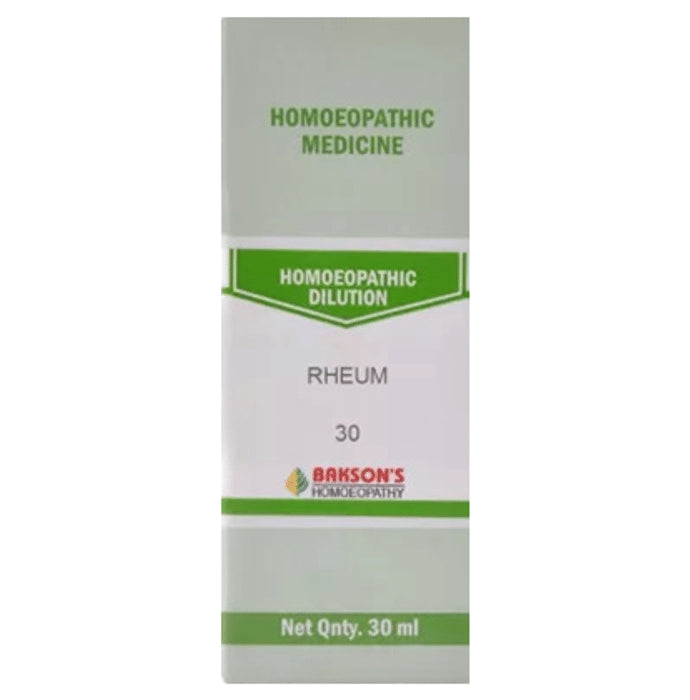 Bakson's Homeopathy Rheum Dilution 30