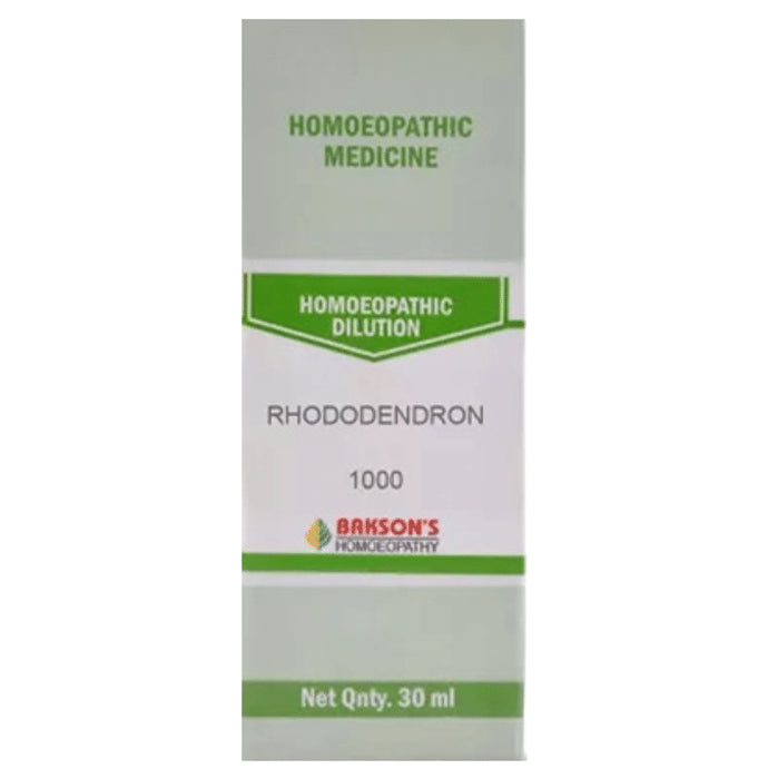 Bakson's Homeopathy Rhododendron Dilution 1000 CH - Classic Derma