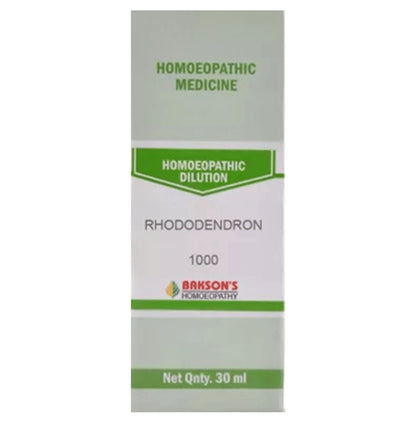 Bakson's Homeopathy Rhododendron Dilution 1000 CH - Classic Derma