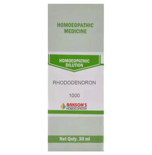 Bakson's Homeopathy Rhododendron Dilution 1000 CH - Classic Derma