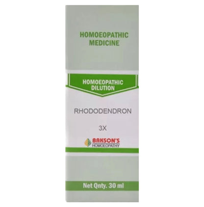 Bakson's Homeopathy Rhododendron Dilution 3X