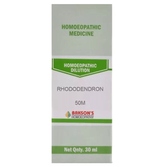 Bakson's Homeopathy Rhododendron Dilution 50M - Classic Derma