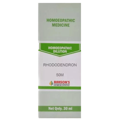 Bakson's Homeopathy Rhododendron Dilution 50M
