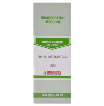 Bakson's Homeopathy Rhus Aromatica Dilution 10M - Classic Derma