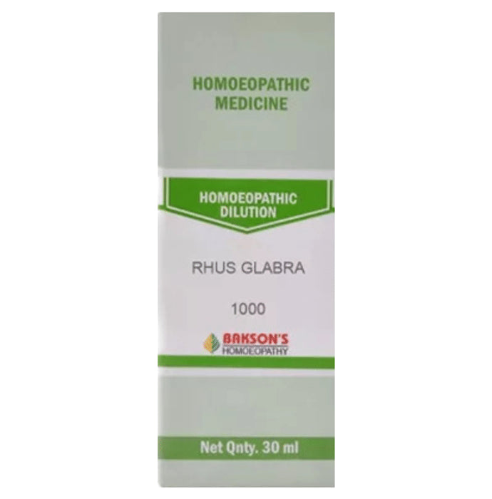 Bakson's Homeopathy Rhus Glabra Dilution 1000 CH - Classic Derma