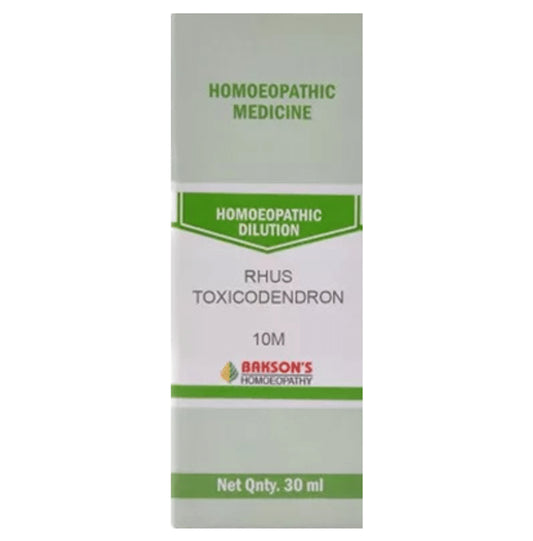Bakson's Homeopathy Rhus Toxicodendron Dilution 10M - Classic Derma