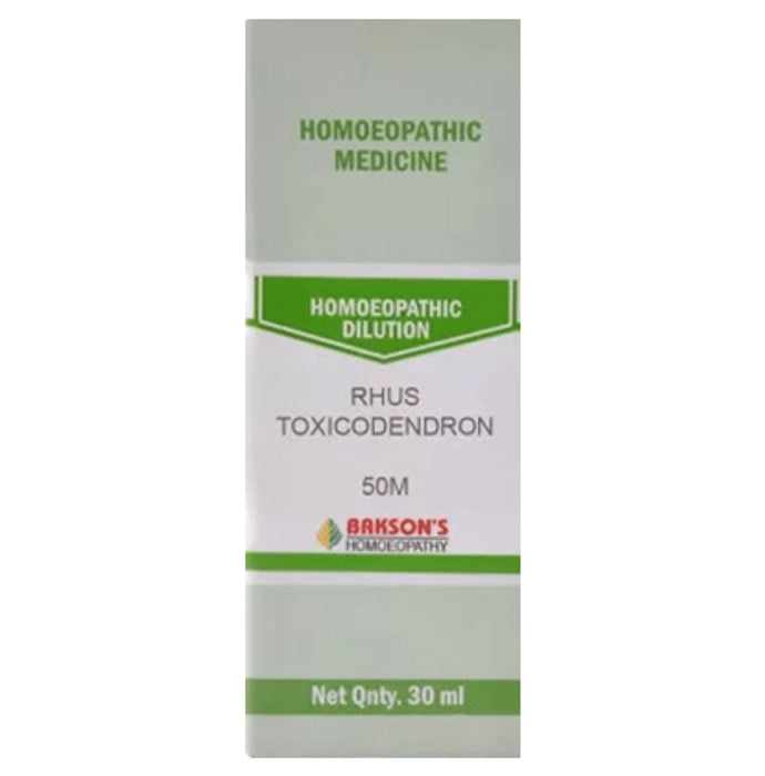 Bakson's Homeopathy Rhus Toxicodendron Dilution 50M - Classic Derma