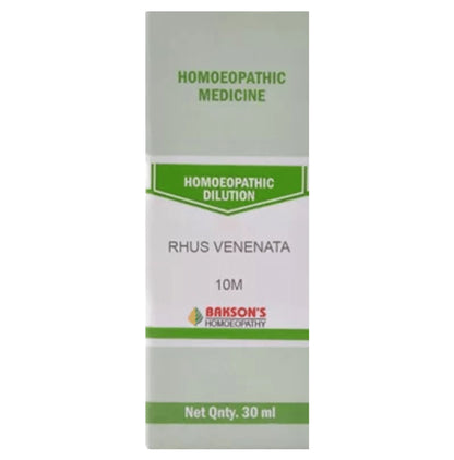 Bakson's Homeopathy Rhus Venenata Dilution 10M - Classic Derma