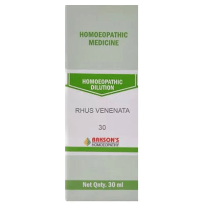 Bakson's Homeopathy Rhus Venenata Dilution 30 - Classic Derma