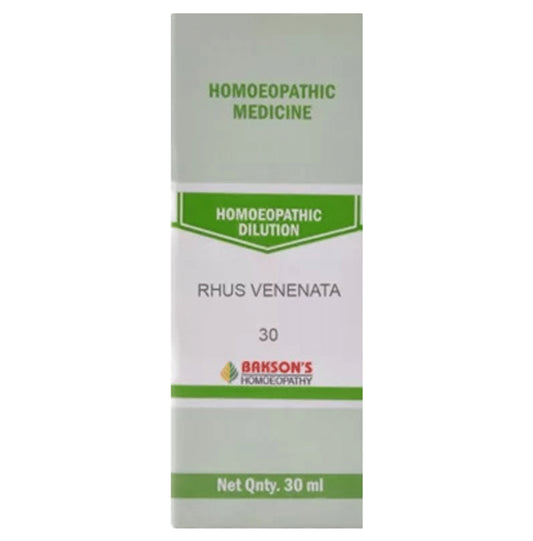 Bakson's Homeopathy Rhus Venenata Dilution 30 - Classic Derma