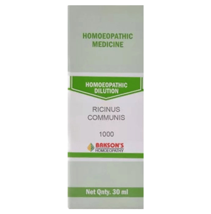Bakson's Homeopathy Ricinus Communis Dilution 1000 CH - Classic Derma