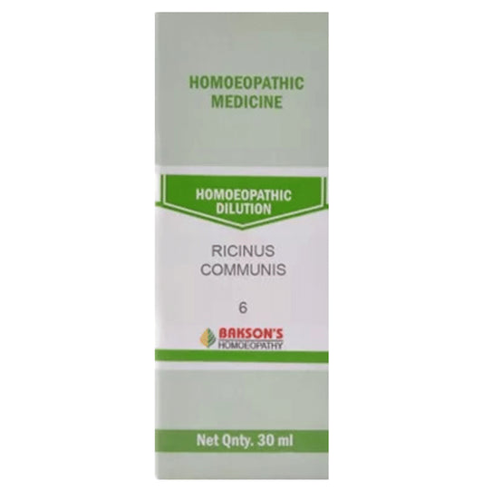 Bakson's Homeopathy Ricinus Communis Dilution 6 - Classic Derma