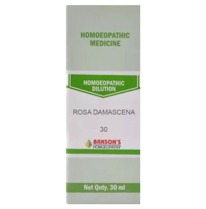 Bakson's Homeopathy Rosa Damascena Dilution 30 - Classic Derma
