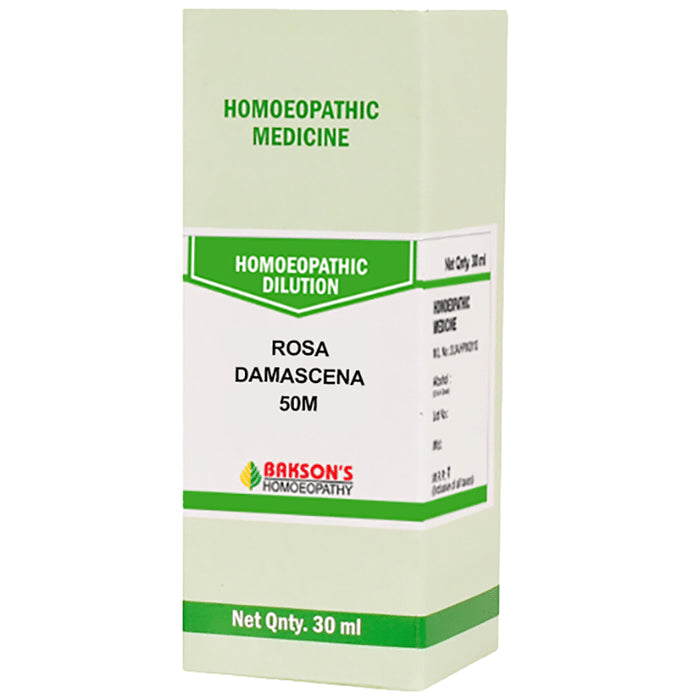 Bakson's Homeopathy Rosa Damascena Dilution 50M - Classic Derma