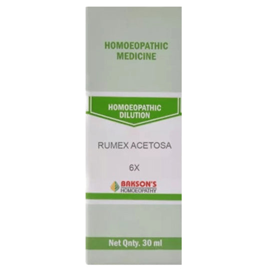 Bakson's Homeopathy Rumex Acetosa Dilution 6X - Classic Derma